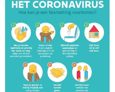 Update adviezen ivm Coronavirus