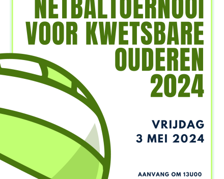 Netbaltoernooi voor kwetsbare ouderen 2024