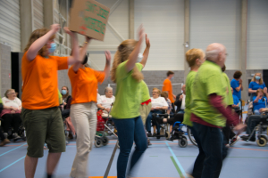 Netbaltornooi voor kwetsbare ouderen 2023 - Het verloop van het toernooi