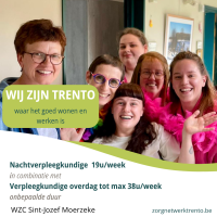 Vacature nacht verpleegkundige WZC Sint-Jozef Moerzeke