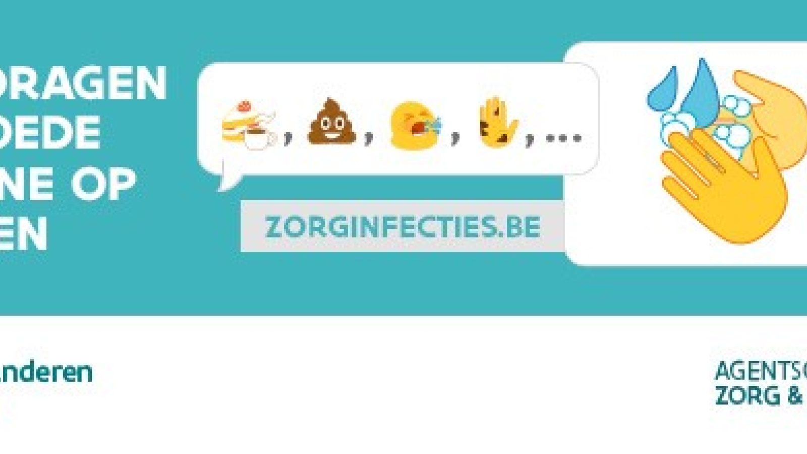 Hier dragen we goede hygiëne op handen Trento vzw